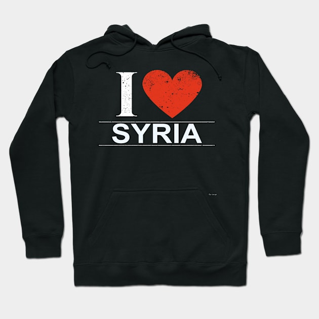 I Love Syria - Gift for Syrian From Syria Hoodie by giftideas